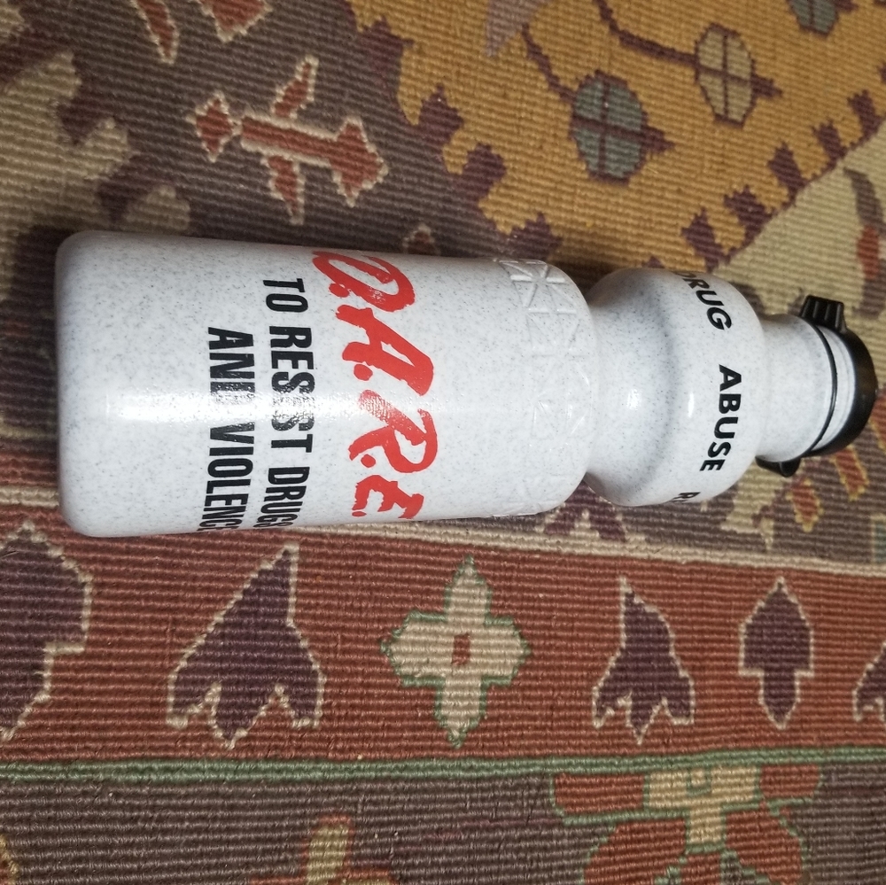 DARE Y2K Squirt Gray Plastic Water Bottle